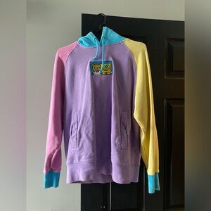 Teddy Fresh X Spongebob color block hoodie
